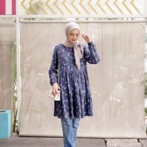 NUNA BLOUSE - NAVY